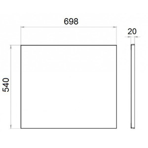 Экран для ванны Triton Эмма 70 см параметры