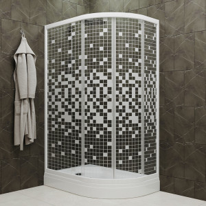 Душевой уголок Triton Коралл А1 120х80 L в интерьере