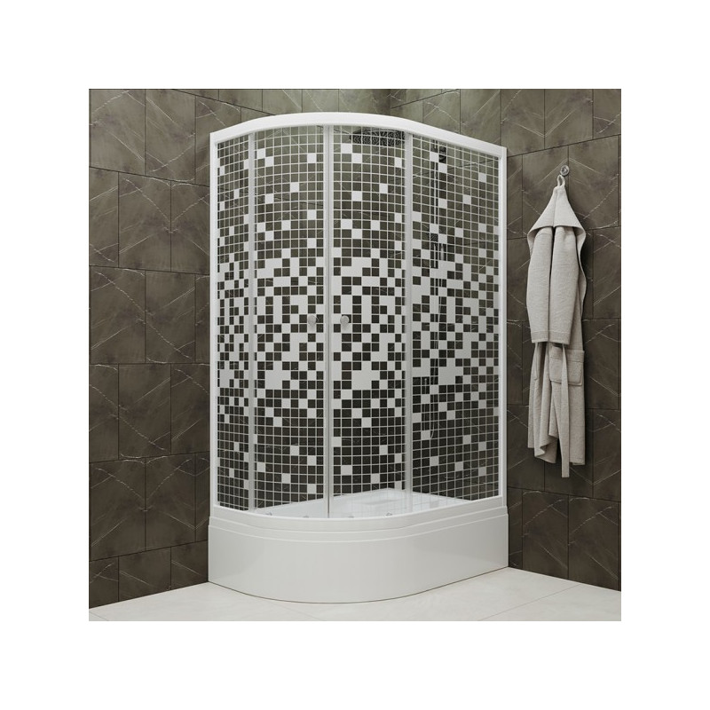 Душевой уголок Triton Коралл B1 120х80 R в интерьере