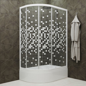 Душевой уголок Triton Коралл B1 120х80 R в интерьере