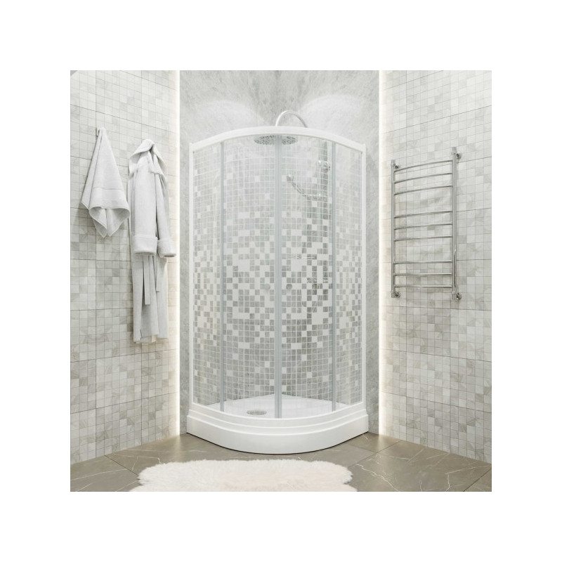 Душевой уголок Triton Стандарт А1 90х90 (мозаика) в интерьере