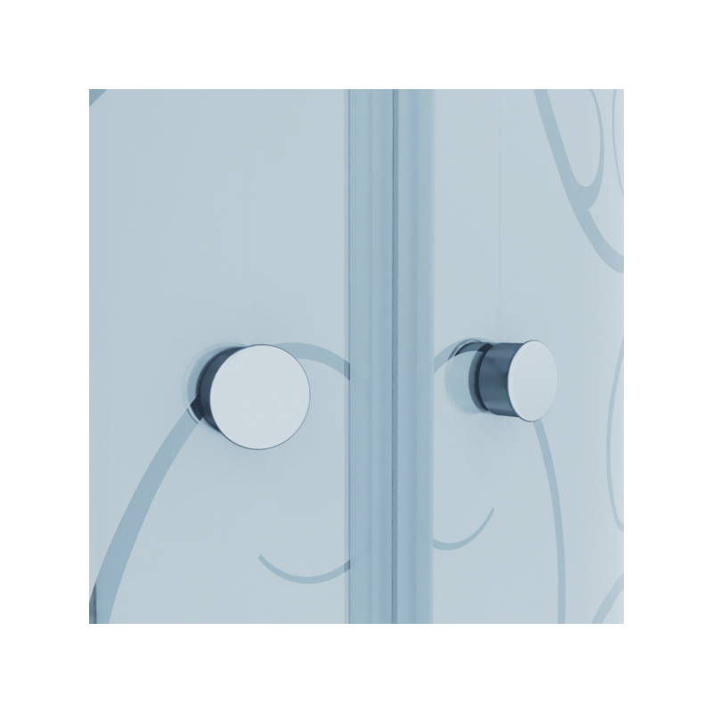 Душевой уголок Triton Стандарт А1 90х90 (узоры) ручки