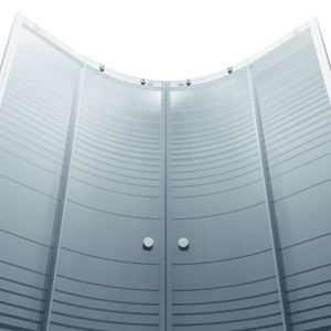 Душевой уголок Triton Стандарт Б1 90х90 (полосы) изнутри