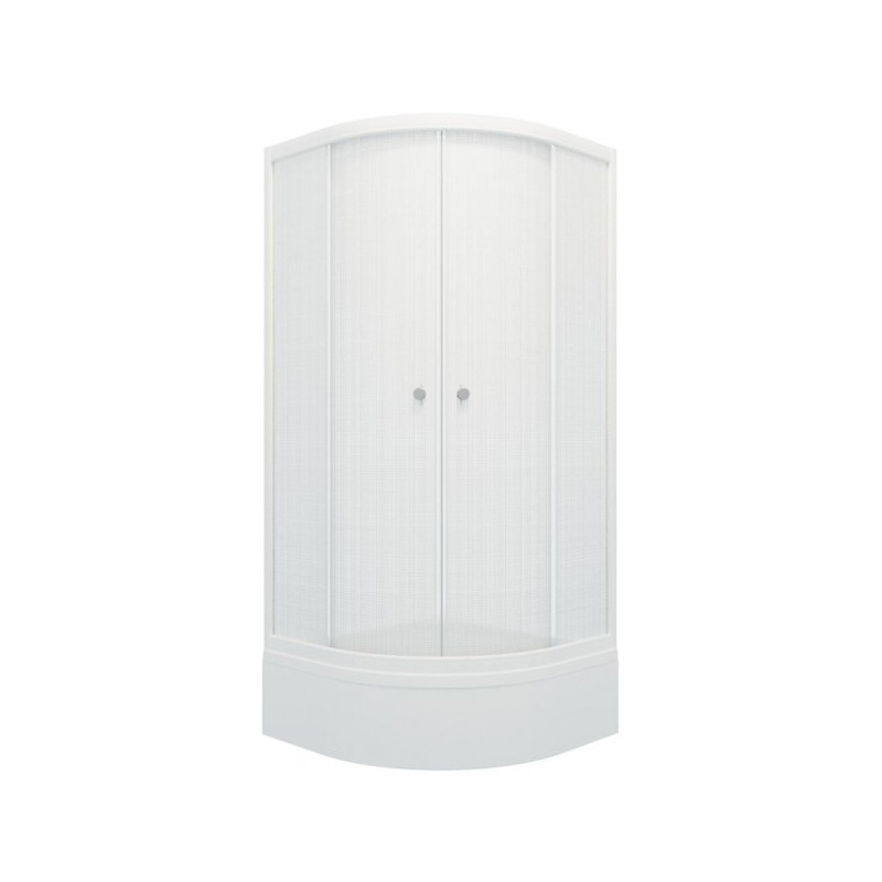 Душевой уголок Triton Стандарт В1 90х90 (белый лён)