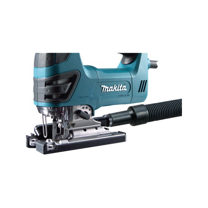 Электролобзик Makita 4350 FCT подключение к пылесосу