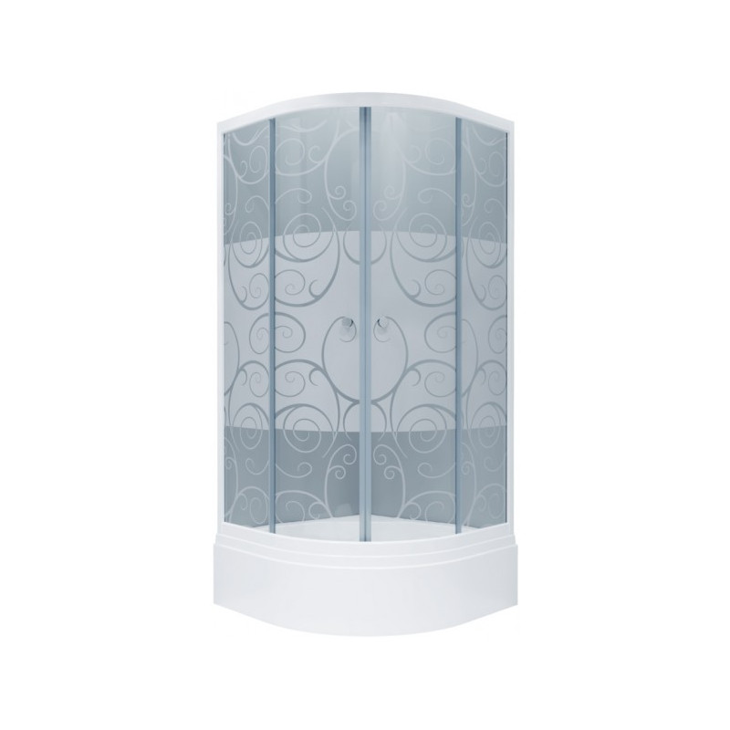 Душевой уголок Triton Стандарт В1 90х90 (узоры)