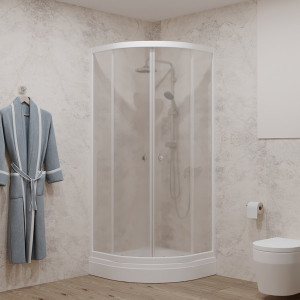 Душевой уголок Triton Ультра А1 80х80 в интерьере