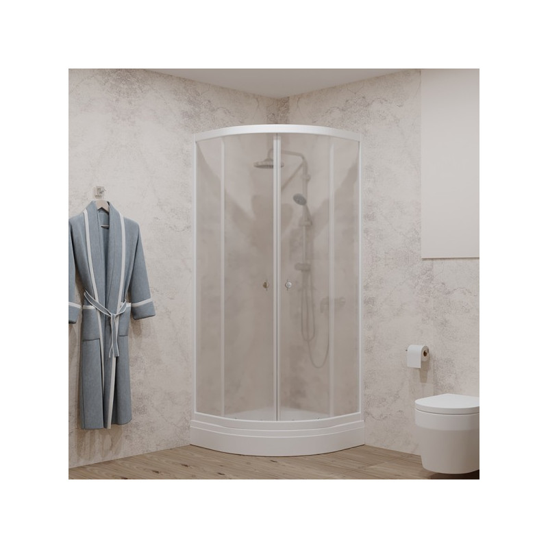 Душевой уголок Triton Ультра А1 90х90 в интерьере