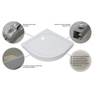 Душевой поддон Triton ПД2 90х90 особенности