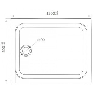 Душевой поддон Triton ПД26 120х80 параметры