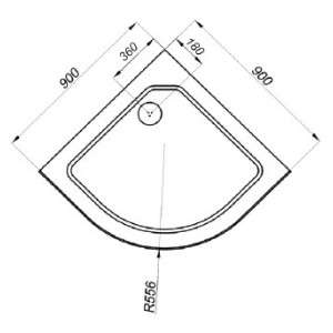 Душевой поддон Triton ПД4 90х90 параметры