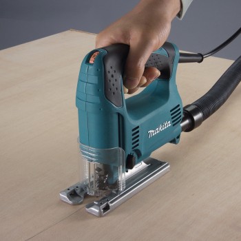 Электролобзик Makita 4329 K подключение к пылесосу