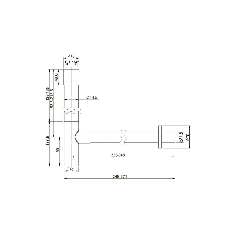 Сифон Wellsee Drainage System 182119000 схема