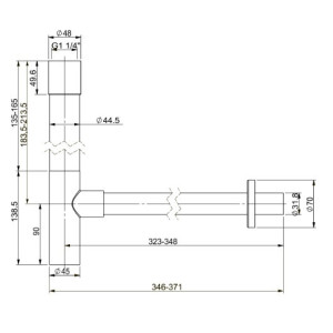 Сифон Wellsee Drainage System 182123000 схема