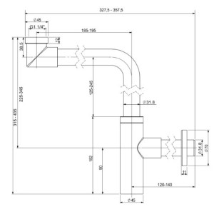 Сифон Wellsee Drainage System 182125000 схема