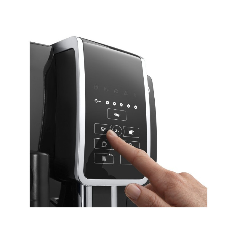 Кофемашина DeLonghi Dinamica ECAM350.50.B панель управления