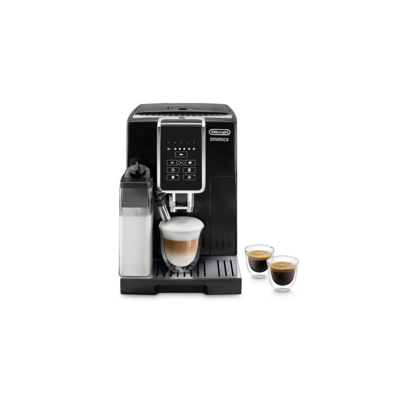 Кофемашина DeLonghi Dinamica ECAM350.50.B вид спереди