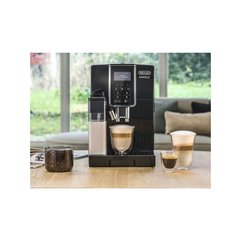 Кофемашина DeLonghi Dinamica ECAM 350.55 B в интерьере