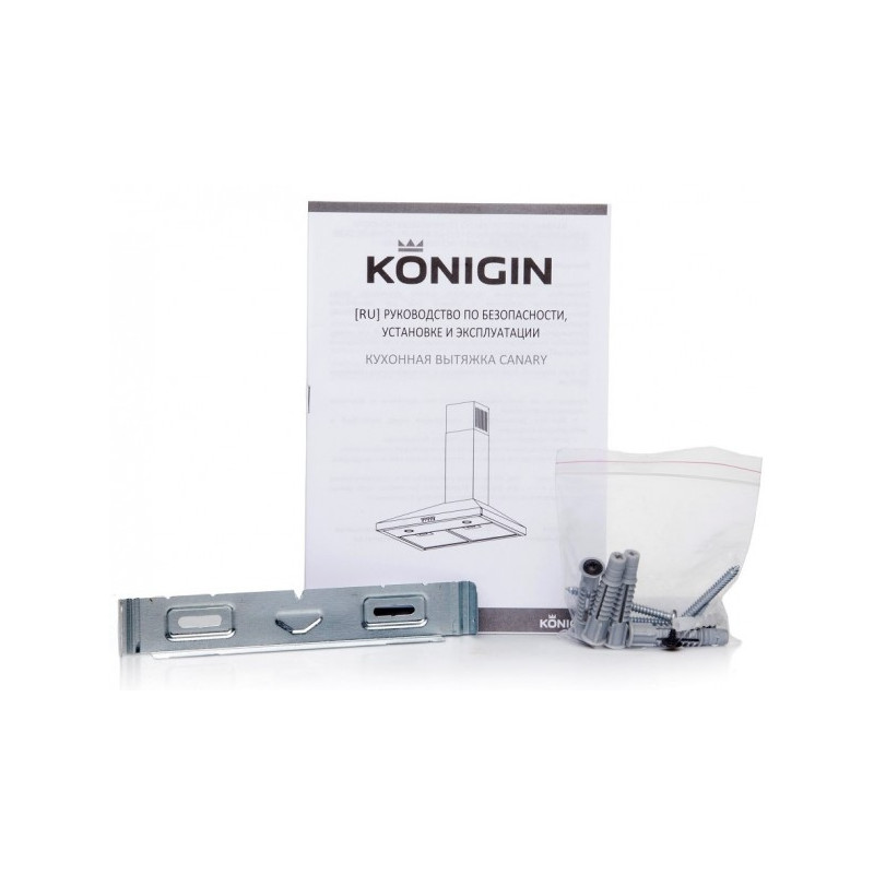 Вытяжка Konigin Canary 60 Black инструкция и крепеж