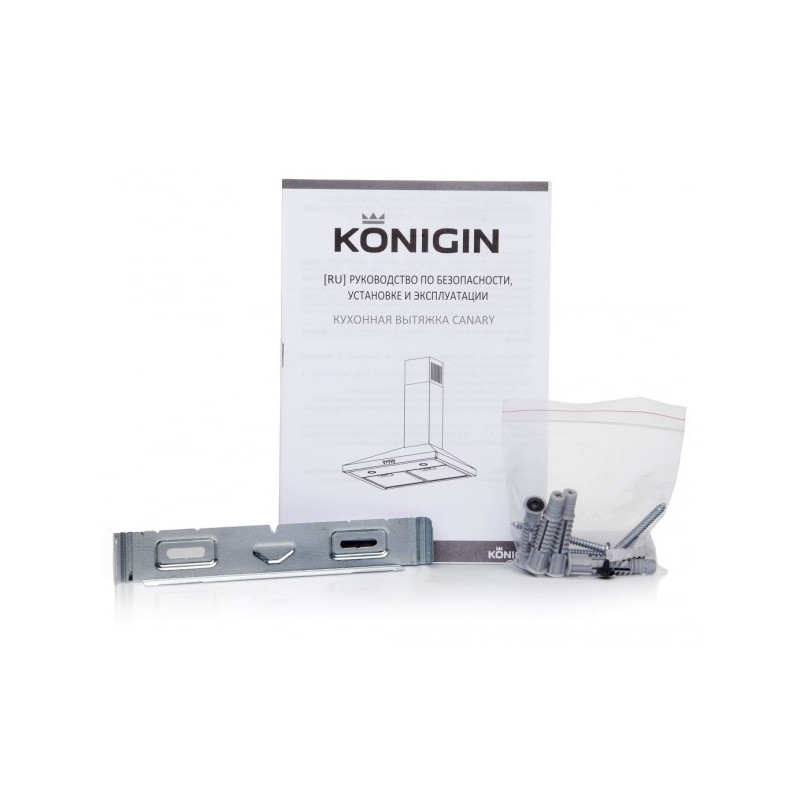 Вытяжка Konigin Canary 60 Inox инструкция и крепеж