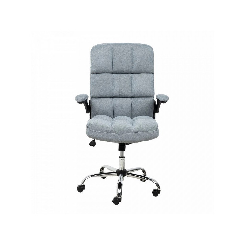 Кресло компьютерное AksHome Caesar серый вид спереди