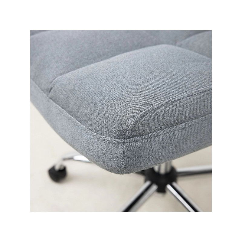 Кресло компьютерное AksHome Caesar серый сиденье