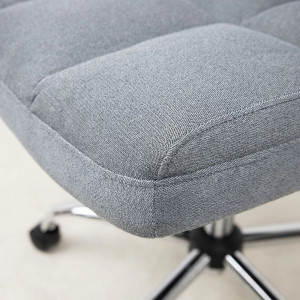 Кресло компьютерное AksHome Caesar серый сиденье