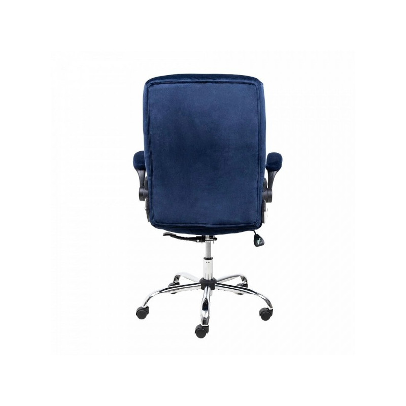 Кресло компьютерное AksHome Caesar синий вид сзади