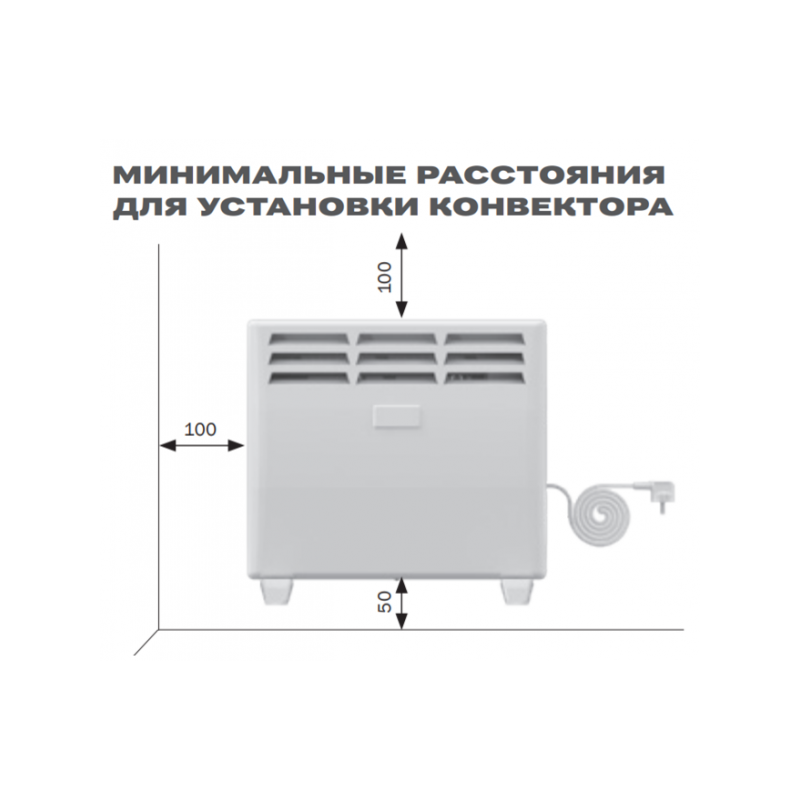 Конвектор Zilon Атлет ZHC-1000 A2.0 ограничения