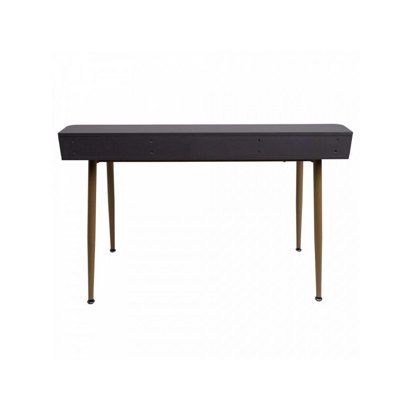 Стол письменный AksHome Jasper серый/бук вид сзади