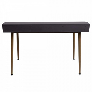 Стол письменный AksHome Jasper серый/бук вид сзади