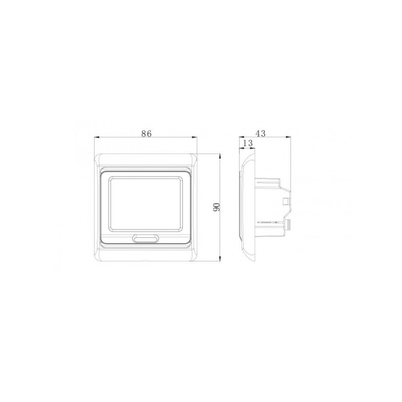 Терморегулятор Lavita E 91.716 белый схема