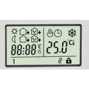 Терморегулятор Lavita Е 51.716 белый дисплей