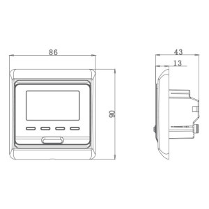 Терморегулятор Lavita Е 51.716 белый схема