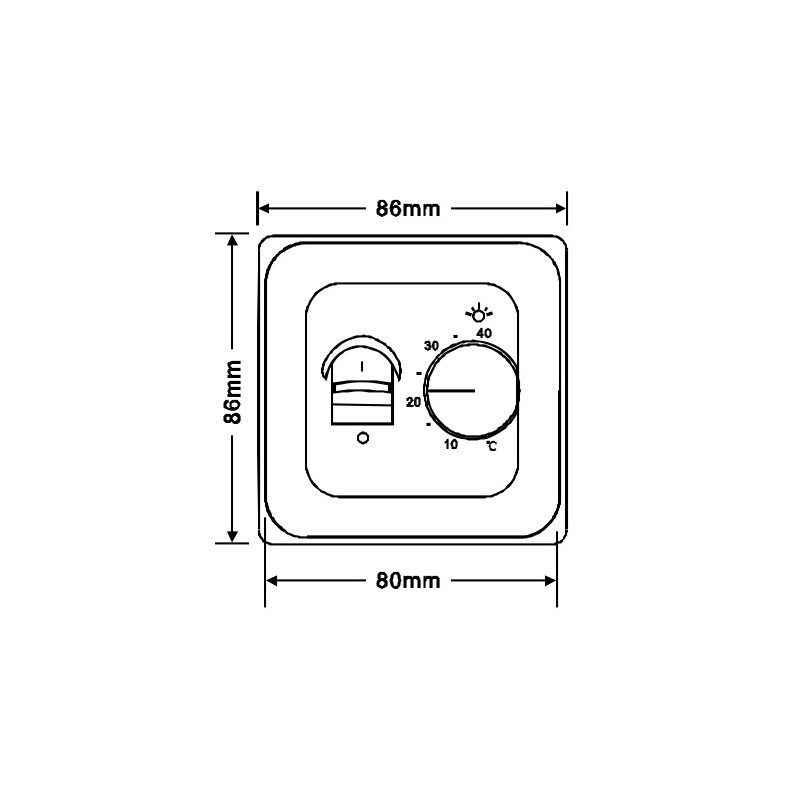 Терморегулятор Lavita RTC 70.26 белый схема