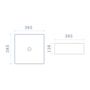 Умывальник Uptrend Hestia TR41120 схема