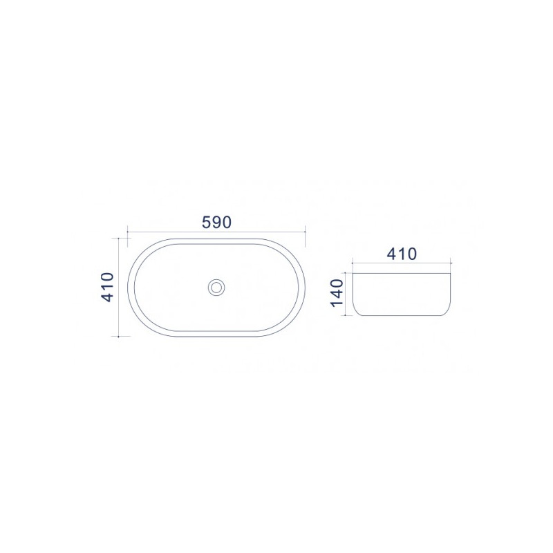 Умывальник Uptrend Venus TR4916 схема