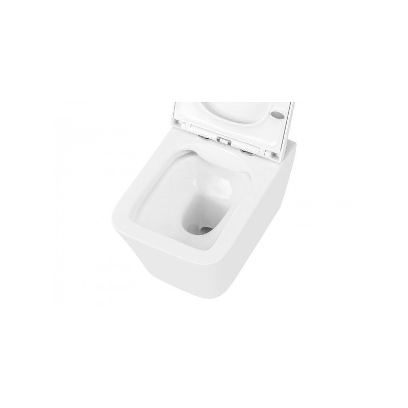 Унитаз подвесной Uptrend Gravis Rimless TR2216 (c пневмокрышкой) вид внутри