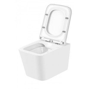 Унитаз подвесной Uptrend Gravis Rimless TR2216 (c пневмокрышкой) с крышкой