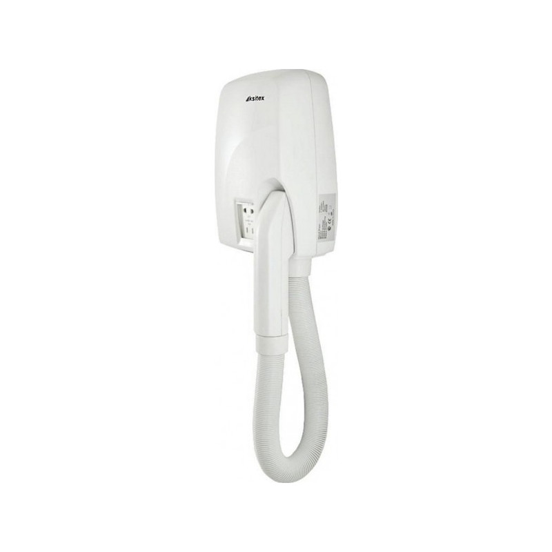 Фен настенный Ksitex F-2000 A1 (с розеткой для бритвы) вид сбоку