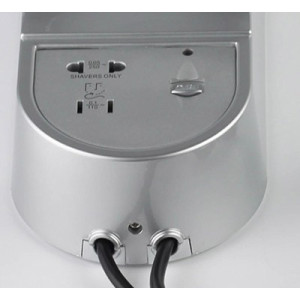 Фен настенный Ksitex F-1400 SS (с розеткой для бритвы) розетка