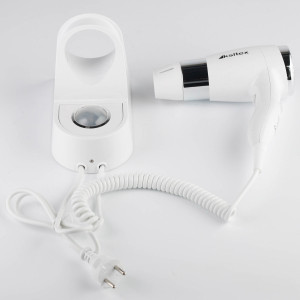 Фен настенный Ksitex F-1400 WL (с подсветкой) в разложенном виде