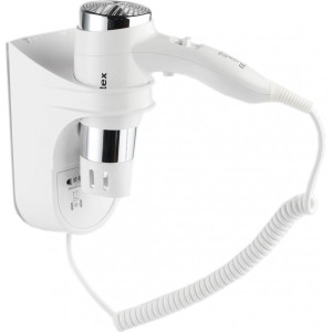 Фен настенный Ksitex F-1600 WS (с розеткой для бритвы)