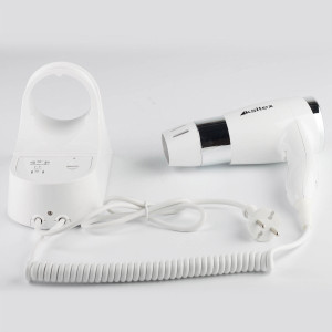 Фен настенный Ksitex F-1600 WS (с розеткой для бритвы) в разобранном виде