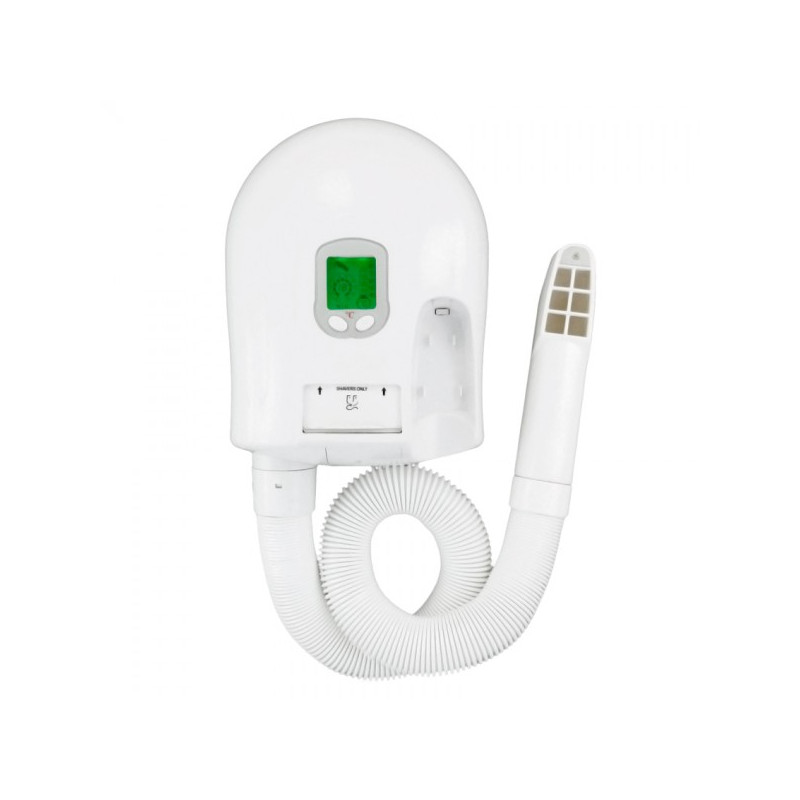 Фен настенный Ksitex F-2000 D (с розеткой для бритвы) вид спереди