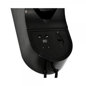 Фен настенный Puff 1600 BLB (с розеткой для бритвы) розетка