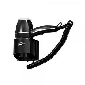 Фен настенный Puff 1800Bl вид сбоку
