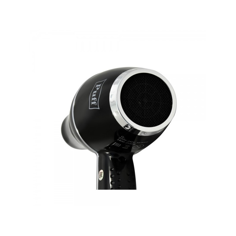 Фен настенный Puff 1800BLB (с розеткой для бритвы) вид сзади