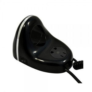 Фен настенный Puff 1800BLB (с розеткой для бритвы) розетка