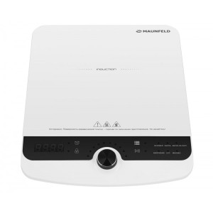 Настольная индукционная Maunfeld EVI.M291-WH вид спереди